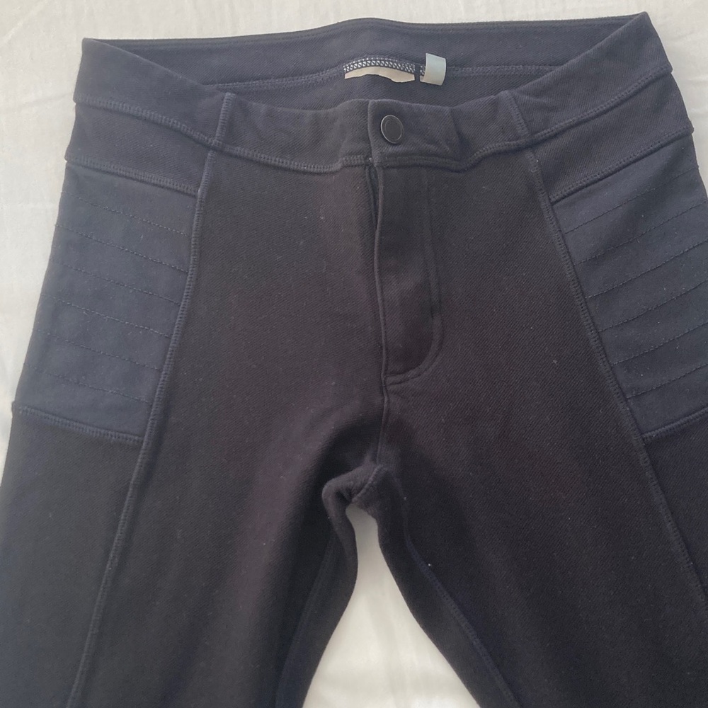 Black Riding Pants with Knee Patches - Picture 2 of 5
